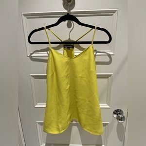 Banana Republic Neon Yellow racer back tank